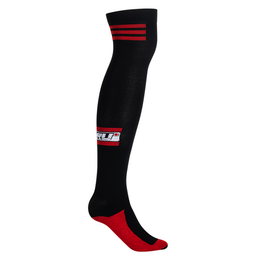 NORU Long Riding Socks in Black/Red