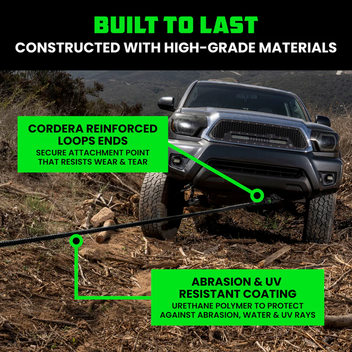 Rhino USA 7/8" x 30' Kinetic Recovery Rope Kit