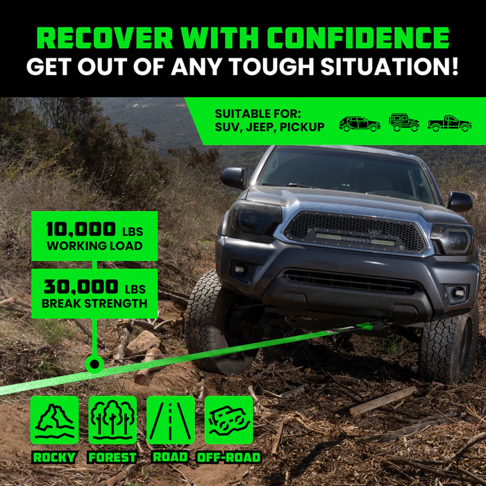 Rhino USA Recovery Tow Strap (3" x 20')