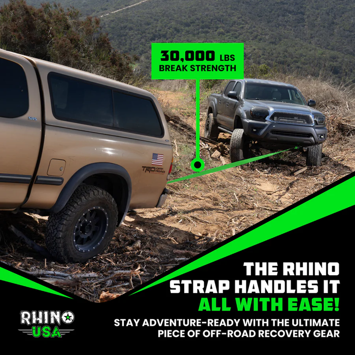 Rhino USA Recovery Tow Strap (3" x 20')
