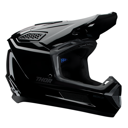 Thor Fleet Blackout Helmet in Gloss Black