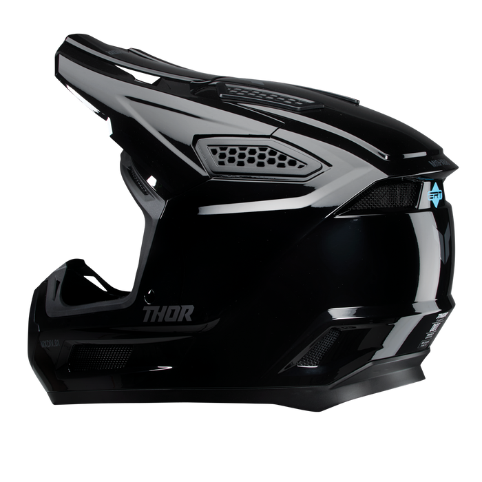 Thor Fleet Blackout Helmet in Gloss Black