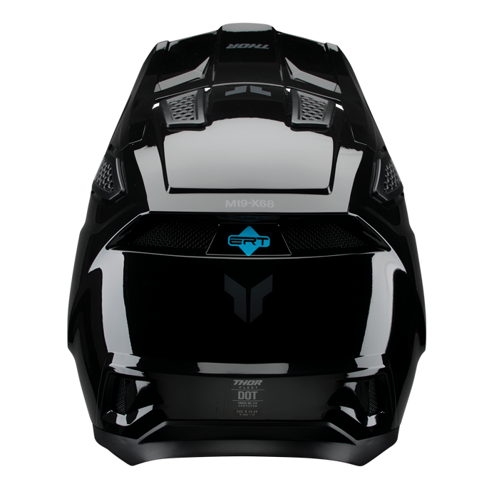 Thor Fleet Blackout Helmet in Gloss Black