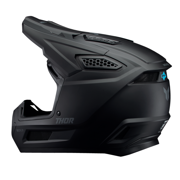 Thor Fleet Blackout Helmet in Matte Black
