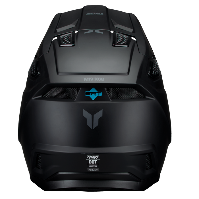 Thor Fleet Blackout Helmet in Matte Black