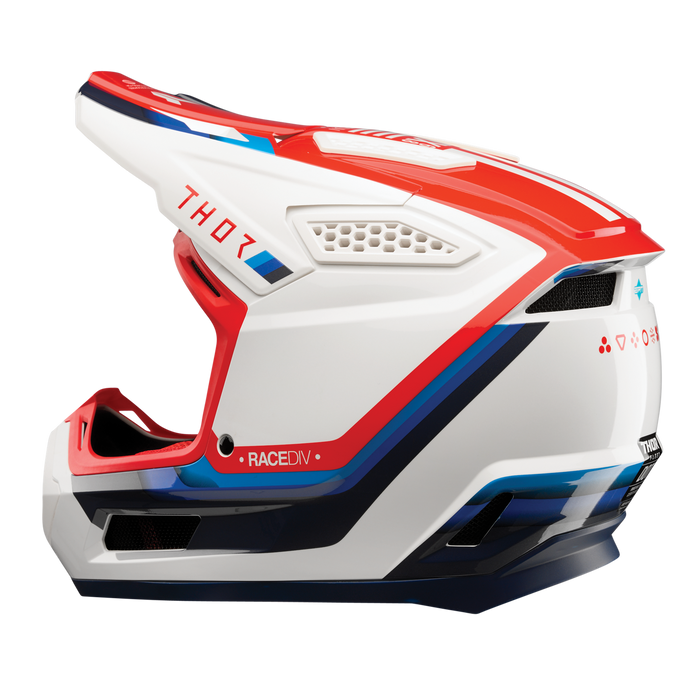 Thor Fleet Defy Helmet in White/Red/Blue
