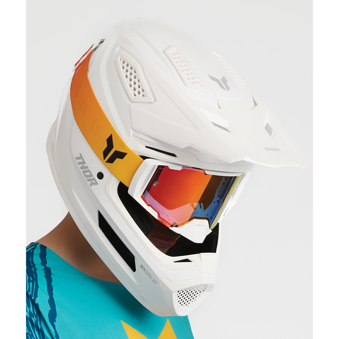 Thor Fleet Whiteout Helmet in Gloss White