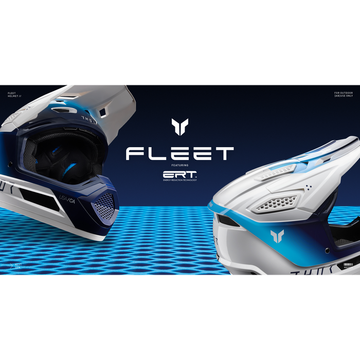 Thor Fleet Whiteout Helmet in Gloss White