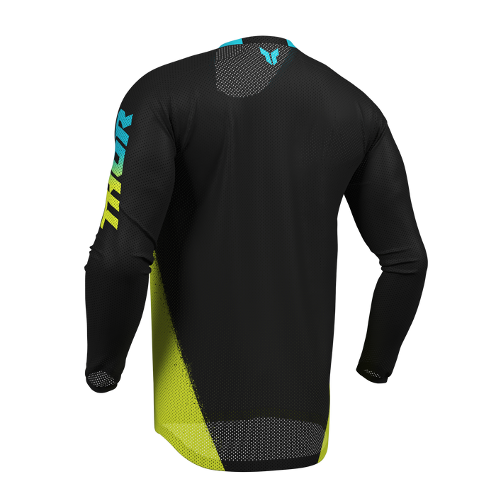 Thor Launchmode Air Darkside Black/Acid Gear Combo jersey view