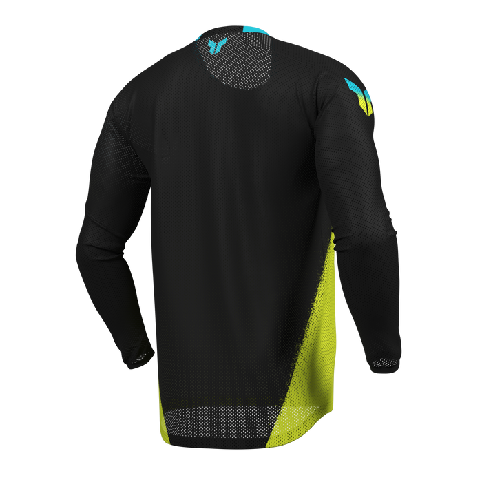 Thor Launchmode Air Darkside Jersey in Black/Acid