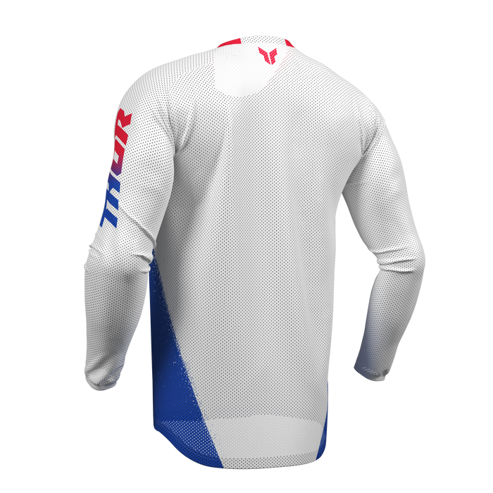 Thor Launchmode Air Darkside White/Blue Gear Combo jersey view
