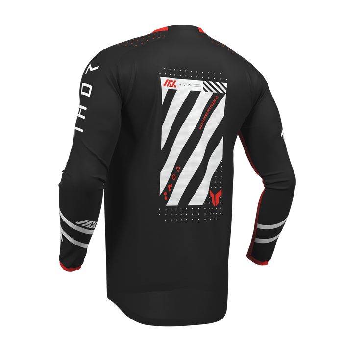 Thor Launchmode Futura Black/Red Gear Combo jersey view