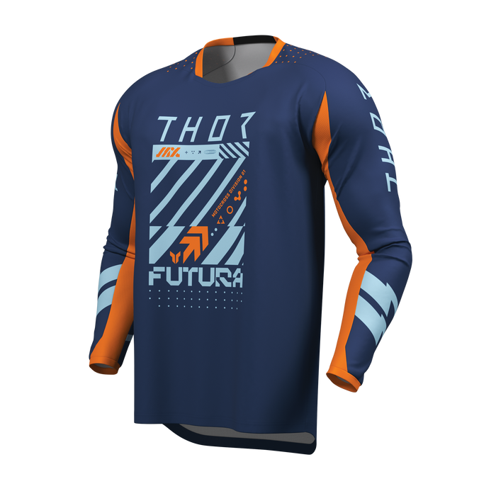 Thor Launchmode Futura Jersey in Navy/Orange