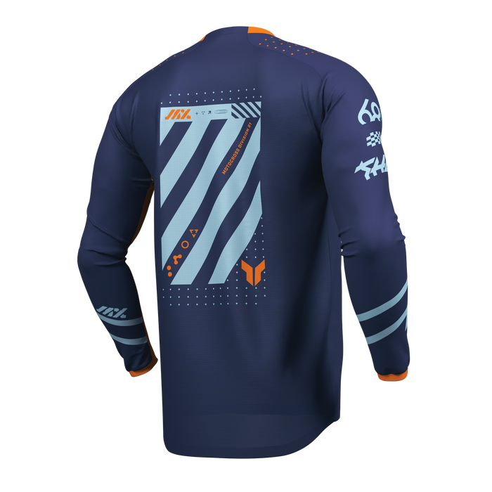 Thor Launchmode Futura Jersey in Navy/Orange