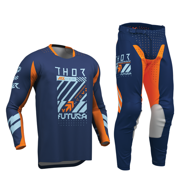 Thor Launchmode Futura Navy/Orange Gear Combo