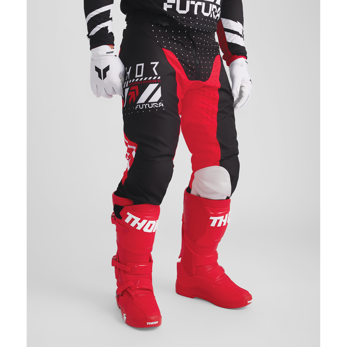 Thor Launchmode Futura Pants in Black/Red