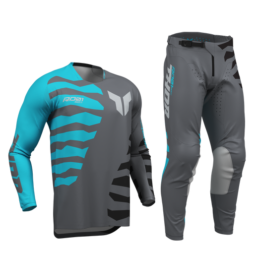 Thor Launchmode Shredder Charcoal/Aqua Gear Combo