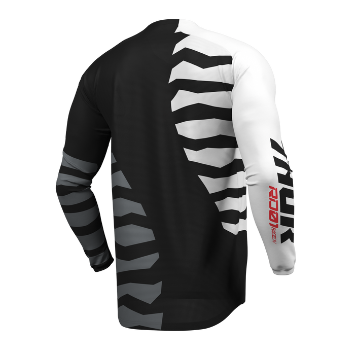 Thor Launchmode Shredder Jersey in Black/White
