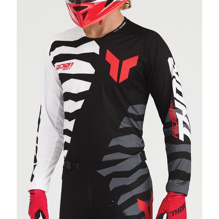 Thor Launchmode Shredder Jersey in Black/White