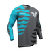 Thor Launchmode Shredder Charcoal/Aqua Gear Combo jersey view