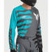 Thor Launchmode Shredder Jersey in Charcoal/Aqua