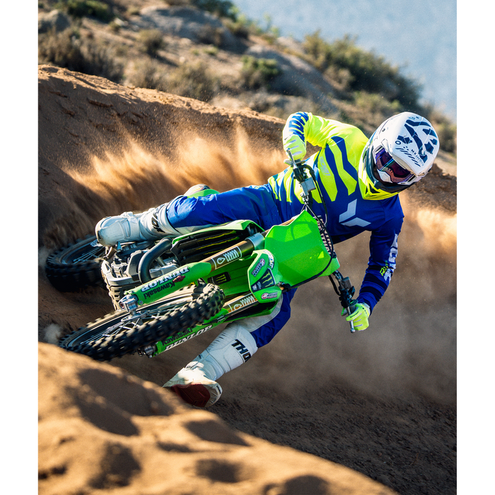 Thor Launchmode Shredder Pants in Blue/Acid