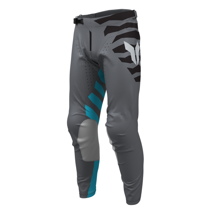 Thor Launchmode Shredder Pants in Charcoal/Aqua