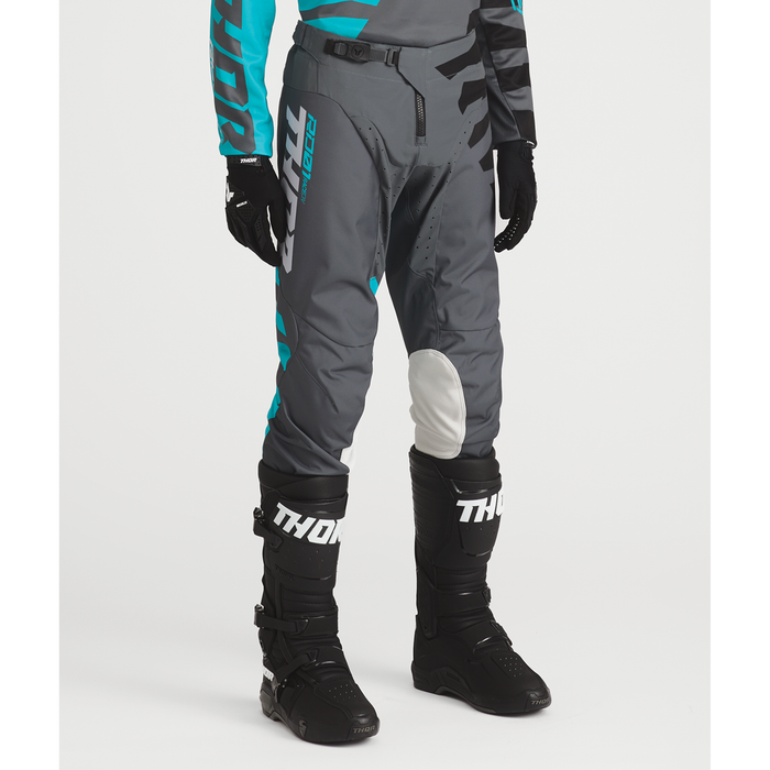 Thor Launchmode Shredder Pants in Charcoal/Aqua