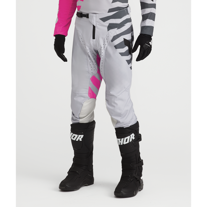 Thor Launchmode Shredder Pants in Gray/Fuchsia