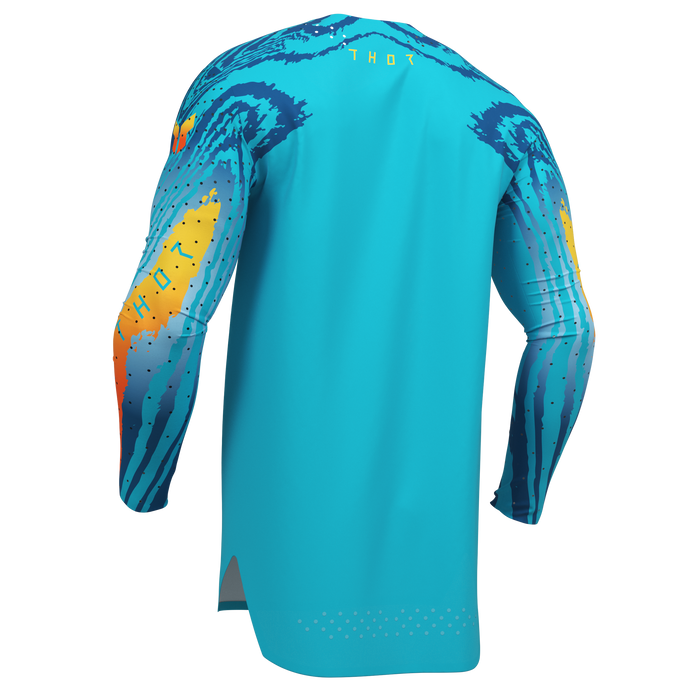 Thor Sportmode Damascus Aqua Gear Combo jersey view