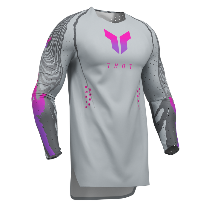 Thor Sportmode Damascus Gray Gear Combo jersey view