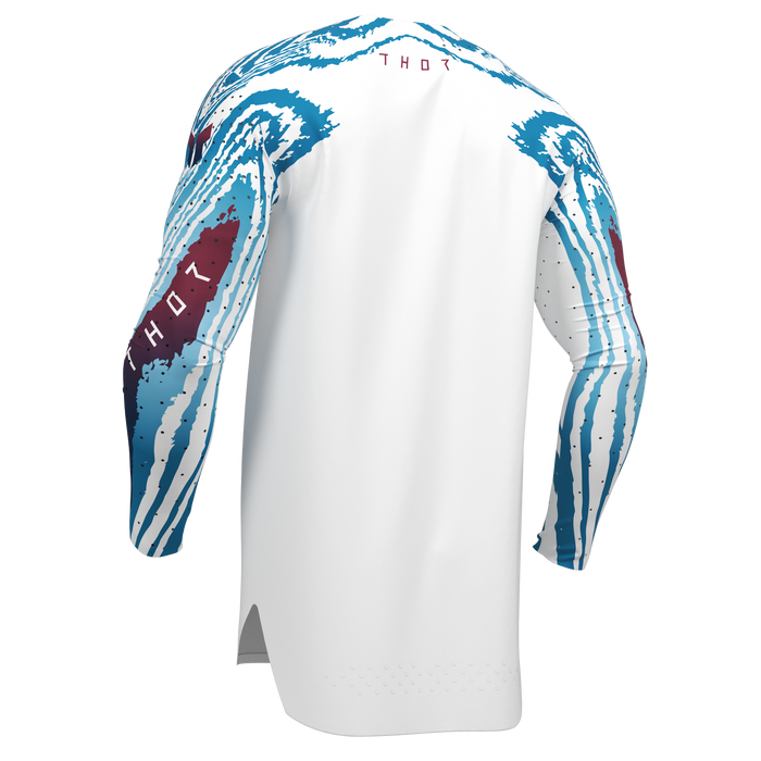 Thor Sportmode Damascus White Gear Combo jersey view