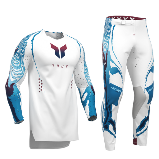 Thor Sportmode Damascus White Gear Combo