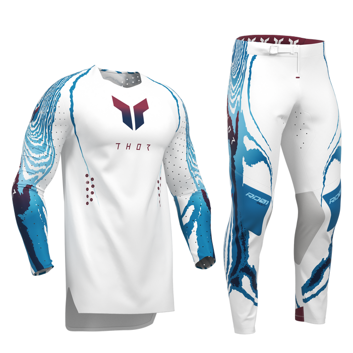 Thor Sportmode Damascus White Gear Combo