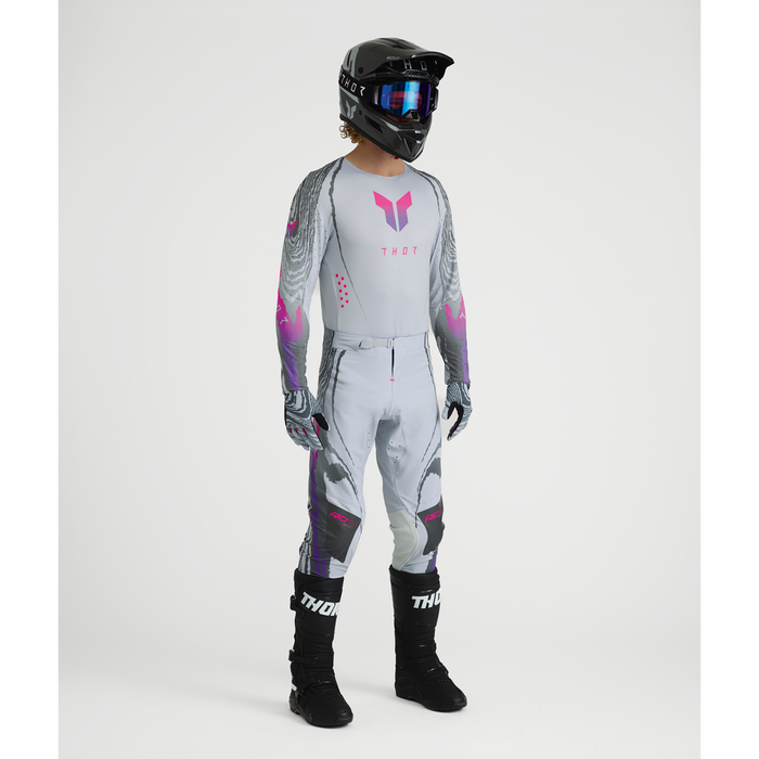Thor Sportmode Damascus White Gear Combo full outfit view 2