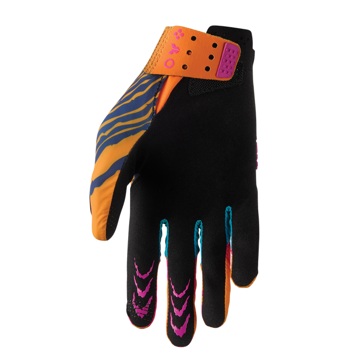 Thor Sportmode Damascus Gloves in Tangerine