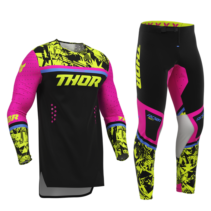 Thor Sportmode Punk'd Black/Fuchsia Gear Combo