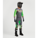 Thor Sportmode Punk'd Charcoal/Green Gear Combo full outfit view 2