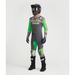 Thor Sportmode Punk'd Charcoal/Green Gear Combo full outfit view 3