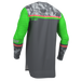 Thor Sportmode Punk'd Charcoal/Green Gear Combo jersey view