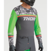 Thor Sportmode Punk'd Jersey in Charcoal/Green