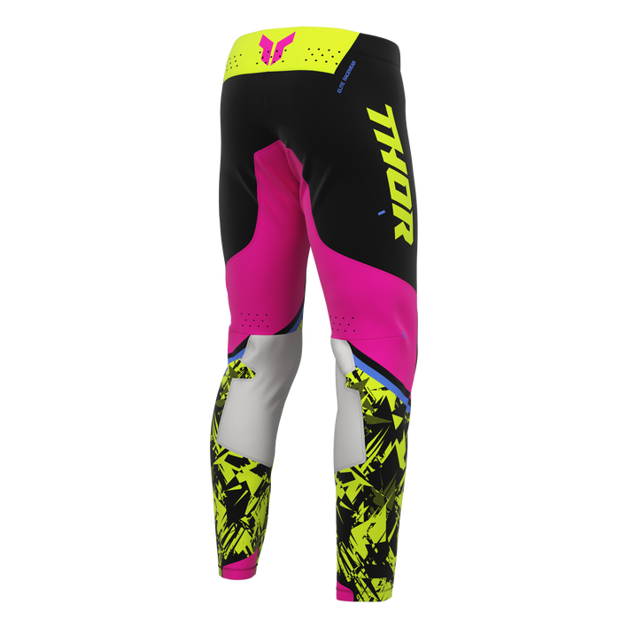 Thor Sportmode Punk'd Pants in Black/Fuchsia