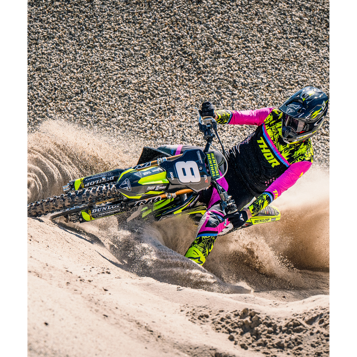 Thor Sportmode Punk'd Pants in Black/Fuchsia