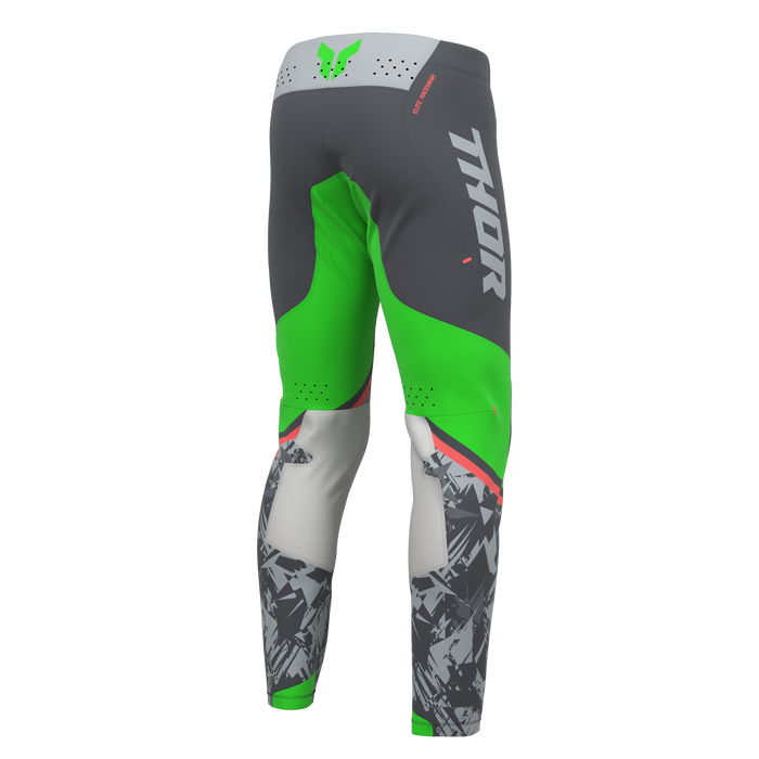Thor Sportmode Punk'd Pants in Charcoal/Green