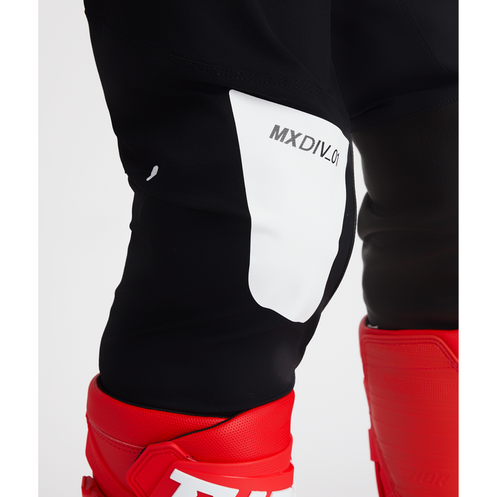 Thor Sportmode Strike Pants in Black/White