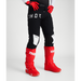 Thor Sportmode Strike Pants in Black/White