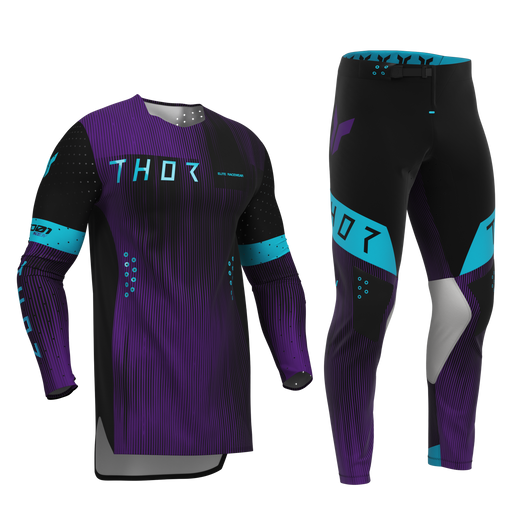 Thor Sportmode Vanish Black/Purple Gear Combo