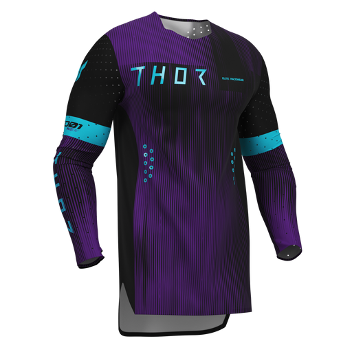 Thor Sportmode Vanish Black/Purple Gear Combo jersey view