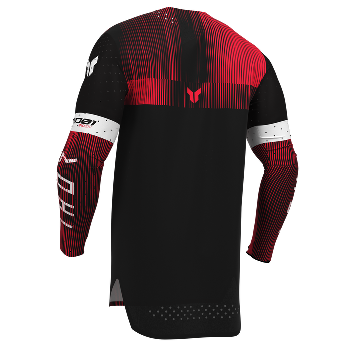 Thor Sportmode Vanish Black/Red Gear Combo jersey view