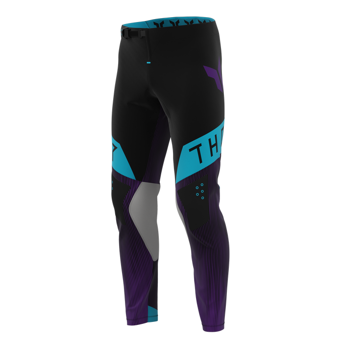 Thor Sportmode Vanish Pants in Black/Purple